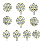olcso Kéttűs LED-es izzók-g4 led izzó 20w halogén izzó csere bi-pin led tárcsa jc oldalcsap 12v-24v ac/dc szekrény alatti puck izzók 5/10 db