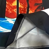 baratos calções de banho e calções de surf-Homens Calção Justo de Natação Shorts de Natação Bermuda de Surf Calças Com Cordão Com bolsos Natação Surfe Praia Esportes Aquáticos Tropical Estampado Verão Primavera