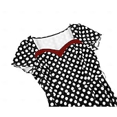 cheap Dresses-Retro Vintage 1950s Dress Swing Dress Polka dots Women&#039;s Carnival Masquerade Daily Wear Bachelorette Party Adults&#039; Dress Homecoming Dresses