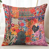 cheap Floral &amp; Plants Style-Beautiful Flower Decorative Toss Pillows Cover 1PC Soft Square Couch Cushion Case Pillowcase for Bedroom Livingroom Sofa Chair