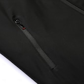 billiga Herrarnas Elite Ytterkläder-Herr Lättviktsjacka Träning Utomhus Vindtät Dragkedja Ficka Vår Höst Ensfärgat Elegant Semester Kinakrage Svart Mörkröd Marinblå Kaki Jacka