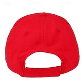 economico Cappellino da baseball da uomo-Per uomo Cappellino da Baseball Cappello da Sole Cappello da Camionista Nero Vino Misto Poli / Cotone Ricamato Moda Casual Quotidiano Weekend Bandiera Personaggio &amp; Slogan Regolabile Protezione
