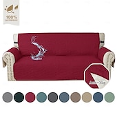billige Sofa trekk-vanntett sofatrekk for pute sofatrekk for hunder vanntett møbelbeskyttertrekk med skumpinner elastiske stropper for kjæledyrkatt