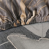 abordables Funda para silla de comedor-Funda para silla de comedor, súper ajustada, elástica, extraíble, lavable, corta, funda protectora para silla de comedor, funda para asiento para hotel, comedor, ceremonia, banquete, fiesta de bodas