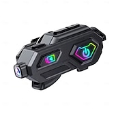 preiswerte TWS Echte kabellose Kopfhörer-4K HD Aufnahme All-in-One Motorrad-Intercom Helm Dashcam Bluetooth-Headset