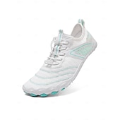 economico Sneakers da donna-scarpe da acqua a piedi nudi da donna – scarpe da ginnastica larghe in mesh traspirante e ad asciugatura rapida con suola antiscivolo per spiaggia, nuoto, surf e sport acquatici all&#039;aperto