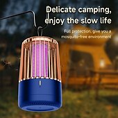cheap Bug Zapper-Home Camping Mosquito Killer Lamp Dual Color Light Source Night Light