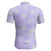 abordables Maillots pour hommes-Homme Maillot Velo Cyclisme Manche Courte Cyclisme Tee-shirt Maillot avec 3 poches arrière VTT Vélo tout terrain Respirable Séchage rapide Conception anatomique Mèche Violet Vert Crânes Des sports