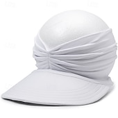 cheap Home Hats-Sun Hats for Women UV Protection Sun Visor Wide Brim Summer Hats with Ponytail
