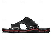 abordables Sandalias casuales-Sandalias de exterior sin cordones para hombre con diseño ergonómico: ideales para playa, deportes al aire libre y uso informal.