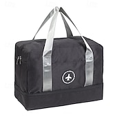 economico deposito bagagli e viaggi-Borsa da viaggio Weekender Bag con scomparto per scarpe borsa da palestra con separazione umido-asciutto per donne e uomini borsa bagaglio impermeabile con separazione umido-asciutto organizzatore