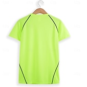 abordables camisetas basicas-Men's T Shirt Muscle Shirt Moisture Wicking Shirts Short Sleeve Crew Neck Summer Plain Sports Lightweight Sporty Athletic Fitness Gyms Red black White Black Top Tee for Men