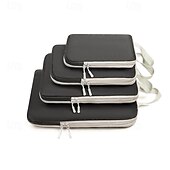 cheap Luggage &amp; Travel Storage-4-Piece Compression Packing Cubes Set for Travel, Luggage Storage and Organizer, Clothes, Toiletries, and Bag Organizer for Travel Essentials