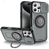 ieftine Carcase iPhone-Husă pentru iPhone 16 Pro Max Plus iPhone 15 Pro Max Plus iPhone 14 13 12 11 Pro Max Plus capac din spate cu suport rezistentă la șocuri retro TPU PC