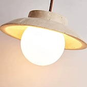 abordables Suspension-20 cm Design de Lanterne Suspendue Formes Géométriques Suspension Pierre Verre Style Artistique Style Formel Le style rétro ancien Rustique 110-120V 220-240V