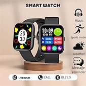 お買い得  スマートウォッチ-C08スマートウォッチ 通話応答音楽プレーヤー健康スポーツブレスレットフィットネストラッカーカスタムダイヤルスマートウォッチ