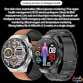Χαμηλού Κόστους Smartwatch-696 TK26 Εξυπνο ρολόι 1.43 inch Έξυπνο ρολόι Bluetooth ΗΚΓ + PPG Βηματόμετρο Υπενθύμιση Κλήσης Συμβατό με Android iOS Γυναικεία Άντρες Κλήσεις Hands-Free Υπενθύμιση Μηνύματος IP 67 Θήκη ρολογιού 52mm