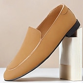 levne Pánské nazouváky a mokasíny-pánské plesové boty - bílé nazouvací mokasíny z umělé kůže s elegantním designem pro svatby a formální události