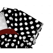 cheap Dresses-Retro Vintage 1950s Dress Swing Dress Polka dots Women&#039;s Carnival Masquerade Daily Wear Bachelorette Party Adults&#039; Dress Homecoming Dresses