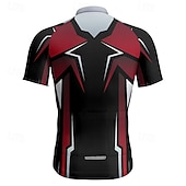 ieftine Tricouri pentru bărbați-Bărbați Jersey de ciclism Manșon scurt Bicicletă Tricou Tee Jerseu cu 3 buzunare spate Ciclism montan Respirabil Uscare rapidă Proiectare anatomică Wicking Galben Rosu Albastru Sport Îmbrăcăminte