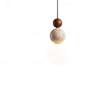 economico Luci a sospensione-23 cm Design Circolare/Tondo Design di Lanterna a Sospensione Lampada a sospensione Pietra Vetro Stile Artistico Stile Vintage Stile Classico Vintage Rustico 110-120V 220-240V