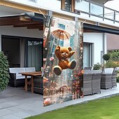 billiga Dörröverdrag-Rolig djur dansande dörrdekorationer dörröverdrag dörrgobeläng dörrgardin dekoration bakgrund inomhus/utomhus dörrbanner för främre dörr bondgård