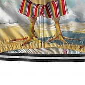 tanie Męskie koszulki-Męskie Koszulka rowerowa Zwierzę Krótki rękaw Rower Tee Tshirt Dżersej z 3 tylnymi kieszeniami Kolarstwo górskie Szybkie wysychanie Anatomiczny kształt Odprowadzające wilgoć Oddychający Sport