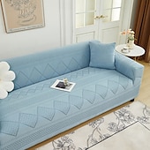 baratos Cobertura de Sofa-capa de sofá de tecido jacquard elástico capa de sofá elástica secional em forma de l capa de sofá de canto para sala de estar 1/2/3/4 assentos
