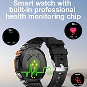 Χαμηλού Κόστους Smartwatch-696 HT30 Εξυπνο ρολόι 1.7 inch Έξυπνο ρολόι Bluetooth Βηματόμετρο Υπενθύμιση Κλήσης Παρακολούθηση Ύπνου Συμβατό με Android iOS Άντρες Κλήσεις Hands-Free Υπενθύμιση Μηνύματος IPX-0 Θήκη ρολογιού 52mm