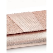 cheap Handbags-Handbag leatherette Wedding Evening Party Elegant Wedding With Pure Color Evening Handbag