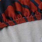 رخيصةأون غطاء أريكة-غطاء أريكة مطبوع غطاء أريكة مرن على شكل حرف L غطاء أريكة واقي أثاث لغرفة النوم والمكتب وغرفة المعيشة وديكور المنزل