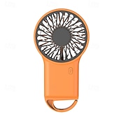 voordelige Ventilators-Opvouwbare cartoon mini ventilator – USB oplaadbare handventilator met wandelgesp ideaal voor kinderen of reizen