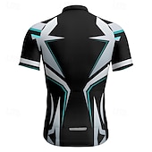 abordables Maillots pour hommes-Homme Maillot Velo Cyclisme Manche Courte Cyclisme Tee-shirt Maillot avec 3 poches arrière VTT Vélo tout terrain Respirable Séchage rapide Conception anatomique Mèche Rouge Bleu Bleu Ciel Des sports