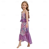cheap Girls&#039; Costumes-The Little Mermaid Little Mermaid Princess Mermaid Dress Theme Party Costume Cosplay Movie Cosplay for Girls&#039; Kid&#039;s Carnival Masquerade Party Holiday