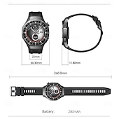 preiswerte Smartwatch-696 KGT5PRO Smartwatch Fitness Tracker Bluetooth Anruf-Erinnerung Schlafmonitor Android iOS 1,52