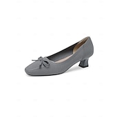 levne Block Heels-dámské lodičky z úpletu na nízkém podpatku – prodyšné lehké pohodlné boty do kanceláře, do práce i na běžné nošení