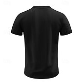 abordables Camiseta informal tipo henley-Hombre Camiseta con botones Camiseta Henley Shirt Tee Manga Corta Henley Verano Primavera Plano Moda Design Básico Jacquard Vacaciones Calle Noche Negro Blanco Rojo Camiseta superior para hombre