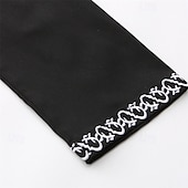 levne Župany-Pánské Společenské oblečení Noční košile Grafické tisky stylové Pohodlné Župany se střihem kimona Domů Denní Polyester Prodyšné Dlouhý rukáv Jaro Černá Bílá