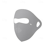 economico riscaldamento e raffreddamento-maschera solare per il viso, protezione UV, acido ialuronico, copertura completa del viso in seta ghiacciata per le donne, maschera facciale traspirante senza cuciture per la protezione solare