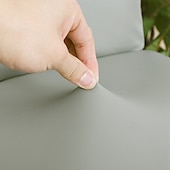 preiswerte Wasserdichte Abdeckung-Stretch-Stuhlbezüge für Computerstühle, wasserdicht, Kunstleder, geteilter Bürostuhlbezug, Gaming-Sessel, Sitzbezug, schmutzabweisend, abnehmbar