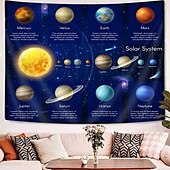 preiswerte Planetenteppich-Planet Universum Weltraum Hängender Wandteppich Wandkunst Großer Wandteppich Wandmalerei Dekor Fotograf Hintergrund Decke Vorhang Zuhause Schlafzimmer Wohnzimmer Dekoration