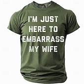 cheap Men&#039;s Funny T shirts-Men&#039;s Funny Slang T Shirt Short Sleeve T shirt 3D Print Crew Neck Shirt Fashion Daily Street Daily Black Red Blue Summer Spring Clothing Apparel S M L XL XXL XXXL 4XL