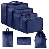 cheap Luggage &amp; Travel Storage-Compression Packing Cubes Set for Travel, Luggage Storage and Organizer, Folding Toiletry and Clothes Organizer