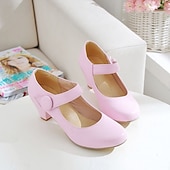 cheap Block Heels-Women&#039;s Yellow Mary Jane Shoes – Round Toe, Low Heel, Comfortable Strap Design for Parties &amp; Special Occasions