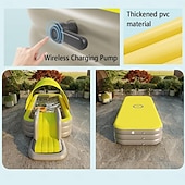 cheap Pools, Hot Tubs &amp; Supplies-Inflatable Pool for Kids and Adults With slide and sunshade,Full-Sized Inflatable Kiddie Pools,Above Ground Pools for Family, Backyard, Garden, Lawn, Outdoor ( Paddling Pool/ Kiddie Pool)