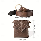 baratos Acessórios e mais-Retro Vintage Medieval Steampunk Cinto bolsa de cinto Fantasia Homens Mulheres Unisexo Carnaval Baile de Máscaras dia das Bruxas Mascarilha Adulto Bolsa Cinto