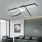 cheap Flush Mounts &amp; Semi Flush Mounts-Modern Ceiling Light LED Dimmable Stereo 2 Head 4 Head Square Ceiling Light with Remote Contr Living Rooms Dining Rooms  AC110V AC220V