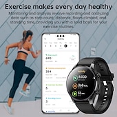 Недорогие Смарт-часы-696 G100 Умные часы 1.43 дюймовый Смарт Часы Bluetooth Педометр Напоминание о звонке Датчик для отслеживания сна Совместим с Android iOS Мужчины Хендс-фри звонки Напоминание о сообщении IPX-0