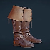 levne obuv-Retro Středověké Renesanční Boty Pánské Dámské Unisex Keltské Pirát předvečer Všech svatých Karneval Plesová maškaráda Večírek Plesová maškaráda Dospělé Boty