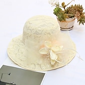 preiswerte Hochzeit Kopfschmuck-Kopfstück Federn Hochzeit Abendgesellschaft Elegant Hochzeit Mit Spitze Kopfschmuck Kopfbedeckung